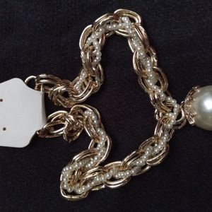 Fashion Gold Pearl necklace